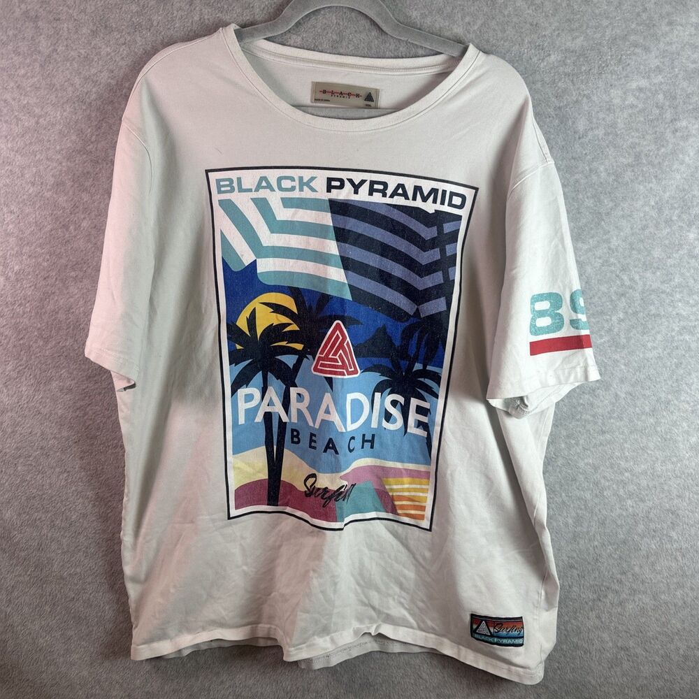 Black Pyramid Men's 3XL Surf Shirt Thick Material Stretch Paradise Beach Sports
